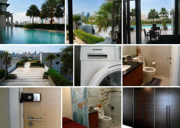 รูป 3 ห้องนอน | 3 ห้องน้ำ | MRT Khlong Toei | 94 ตร.ม. | 55,000 บาท/เดือน | ชั้น 19 — Amanta Lumpini กรุงเทพฯ - รูปที่ 1/1