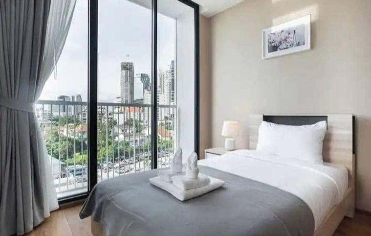 picture 2Bed | 1Bath | BTS Phrom Phong | 60sqm | THB 40,000/mo | Fl.5 — Park Origin Promprong Bangkok - 3/9