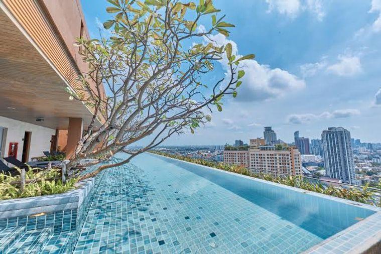 รูป 1 ห้องนอน | 1 ห้องน้ำ | BTS Ekkamai | 35 ตร.ม. | 25,000 บาท/เดือน | ชั้น 9 — The Lofts Ekkamai กรุงเทพฯ - รูปที่ 2/10