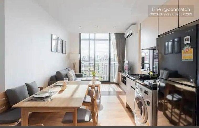 picture 2Bed | 1Bath | BTS Phrom Phong | 60sqm | THB 40,000/mo | Fl.5 — Park Origin Promprong Bangkok - 1/9