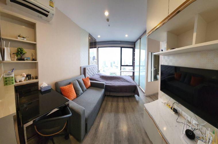 รูป สตูดิโอ | 1 ห้องน้ำ | MRT Phetchaburi | 24 ตร.ม. | 20,000 บาท/เดือน | ชั้น 35 — Ideo Mobi Asoke กรุงเทพฯ - รูปที่ 1/1