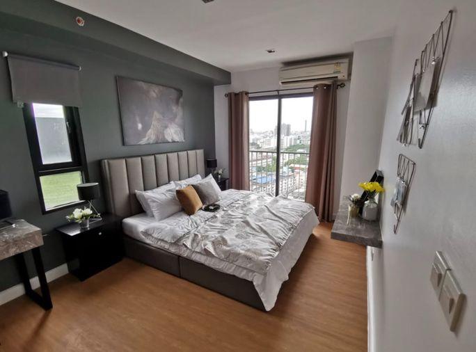 picture 1Bed | 1Bath | MRT Lumphini | 42sqm | THB 20,000/mo | Fl.22 — The Seed Mingle Bangkok - 2/4