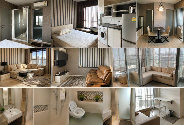 รูป 1 ห้องนอน | 1 ห้องน้ำ | MRT Huai Khwang | 30 ตร.ม. | 18,000 บาท/เดือน | ชั้น 12 — Life Ratchadapisek กรุงเทพฯ - รูปที่ 2/2