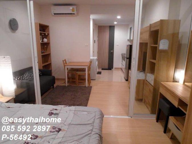 รูป 🔥 ให้เช่าคอนโด ศุภาลัย ไลท์ รัชดา-นราธิวาส-สาทร [P-56492] 1 ห้องนอน ชั้น 12A วิวเมือง | Line@easythaihome 085-592-2897 - รูปที่ 3/7