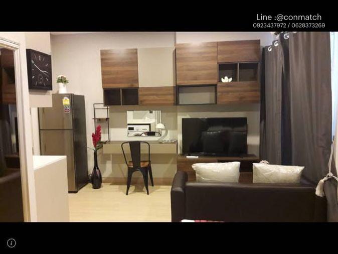 รูป 1 ห้องนอน | 1 ห้องน้ำ | MRT Phetchaburi | 24 ตร.ม. | 13,500 บาท/เดือน | ชั้น 6 — Lumpini Suite Phetchaburi - Makkasan กรุงเทพฯ - รูปที่ 1/5
