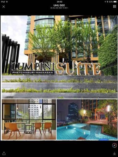 รูป 1 ห้องนอน | 1 ห้องน้ำ | MRT Phetchaburi | 24 ตร.ม. | 13,500 บาท/เดือน | ชั้น 6 — Lumpini Suite Phetchaburi - Makkasan กรุงเทพฯ - รูปที่ 4/5