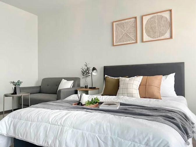 picture 1Bed | 1Bath | BTS Wutthakat | 27sqm | THB 14,000/mo | Fl.12 — Rich Point Bangkok - 2/5