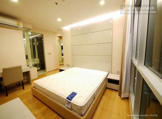 รูป 2 ห้องนอน | 2 ห้องน้ำ | MRT Phetchaburi | 65 ตร.ม. | 43,000 บาท/เดือน | ชั้น 30 — The Address Asoke กรุงเทพฯ - รูปที่ 6/10