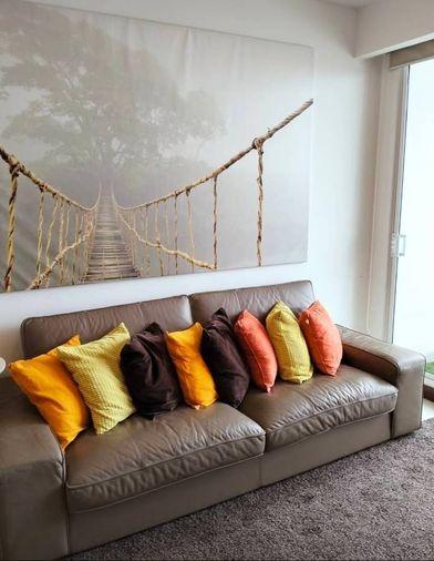 รูป 1 ห้องนอน | 1 ห้องน้ำ | BTS Krung Thon Buri | 59 ตร.ม. | 23,000 บาท/เดือน | ชั้น 32 — Supalai Prima Riva กรุงเทพฯ - รูปที่ 1/10