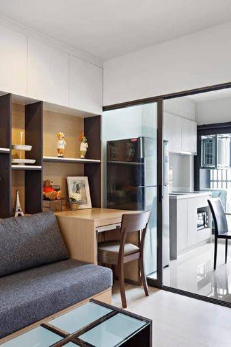 picture 1Bed | 1Bath | BTS Phra Khanong | 33sqm | THB 20,000/mo | Fl.21 — Life Sukhumvit 48 Bangkok - 4/8