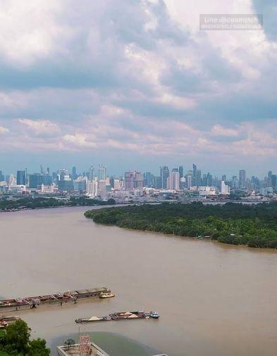 รูป 1 ห้องนอน | 1 ห้องน้ำ | MRT Khlong Toei | 59 ตร.ม. | 23,000 บาท/เดือน | ชั้น 32 — Supalai Prima Riva กรุงเทพฯ - รูปที่ 1/9