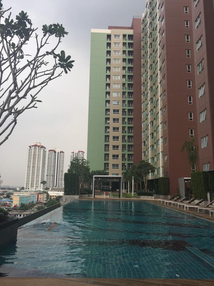 รูป 1 ห้องนอน | 1 ห้องน้ำ | ARL Hua Mak | 33 ตร.ม. | 12,000 บาท/เดือน | ชั้น 11 — Lumpini Place Srinakarin กรุงเทพฯ - รูปที่ 5/6