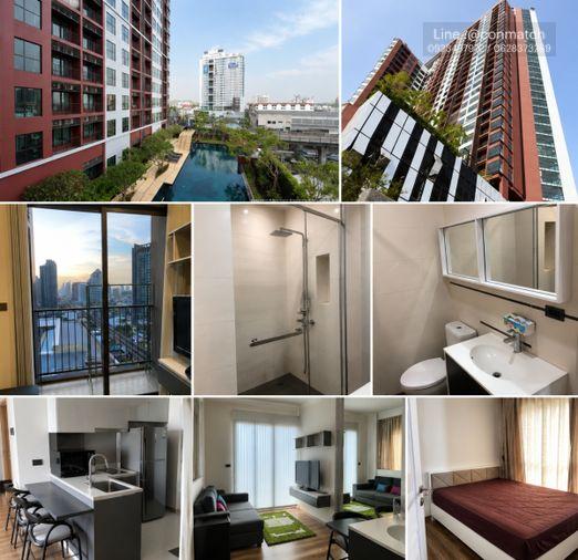 รูป 1 ห้องนอน | 1 ห้องน้ำ | BTS Wongwian Yai | 30 ตร.ม. | 19,000 บาท/เดือน | ชั้น 14 — Nye By Sansiri กรุงเทพฯ - รูปที่ 1/1