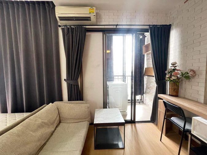 รูป สตูดิโอ | 1 ห้องน้ำ | BTS Udom Suk | 25 ตร.ม. | 11,000 บาท/เดือน | ชั้น 15 — Ideo Mix Sukhumvit 103 กรุงเทพฯ - รูปที่ 1/6