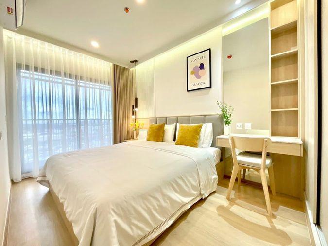 รูป 1 ห้องนอน | 1 ห้องน้ำ | MRT Queen Sirikit National Convention Centre | 35 ตร.ม. | 33,000 บาท/เดือน | ชั้น 19 — Life Rama 4 - Asoke กรุงเทพฯ - รูปที่ 1/3