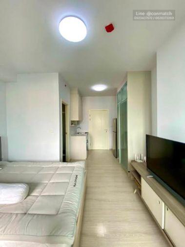 picture Studio | 1Bath | 24sqm | THB 1,200/mo | Fl.3 — Chapter One Eco Bangkok - 3/5
