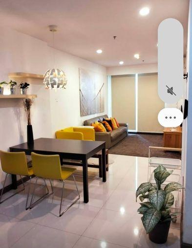 รูป 1 ห้องนอน | 1 ห้องน้ำ | MRT Khlong Toei | 59 ตร.ม. | 23,000 บาท/เดือน | ชั้น 32 — Supalai Prima Riva กรุงเทพฯ - รูปที่ 2/9