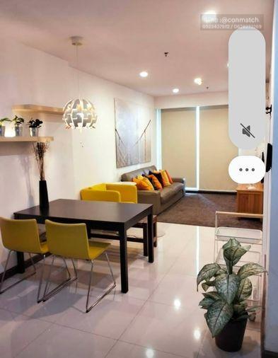รูป 1 ห้องนอน | 1 ห้องน้ำ | MRT Khlong Toei | 59 ตร.ม. | 23,000 บาท/เดือน | ชั้น 32 — Supalai Prima Riva กรุงเทพฯ - รูปที่ 2/9
