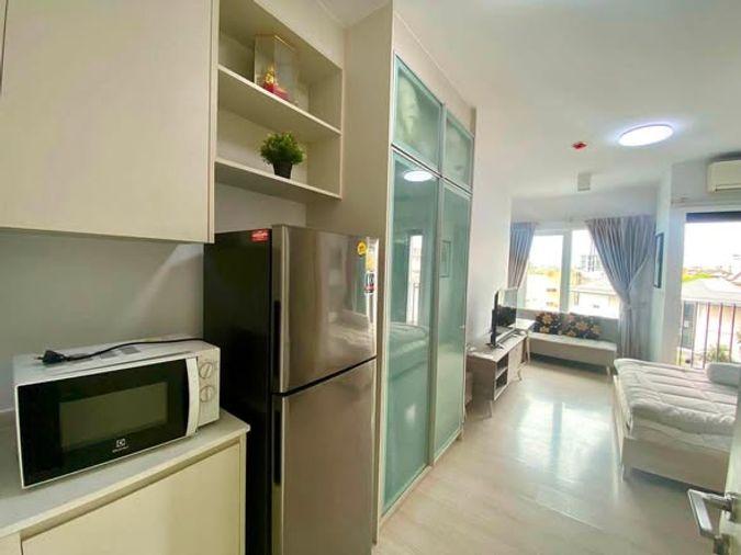 picture Studio | 1Bath | 24sqm | THB 1,200/mo | Fl.3 — Chapter One Eco Bangkok - 4/5