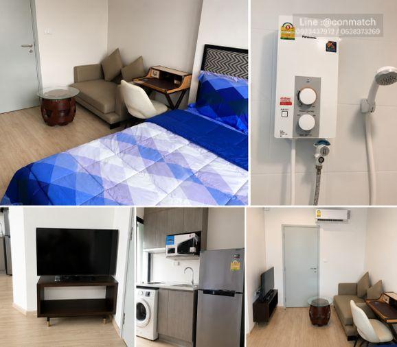 รูป สตูดิโอ | 1 ห้องน้ำ | BTS Krung Thon Buri | 21 ตร.ม. | 12,000 บาท/เดือน | ชั้น 25 — Ideo Sathorn-Taksin กรุงเทพฯ - รูปที่ 1/1