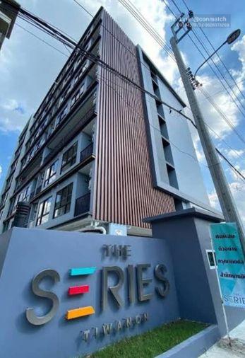 รูป 1 ห้องนอน | 1 ห้องน้ำ | BTS Udom Suk | 28 ตร.ม. | 6,500 บาท/เดือน | ชั้น 5 — The Series Condo Tiwanon กรุงเทพฯ - รูปที่ 1/10