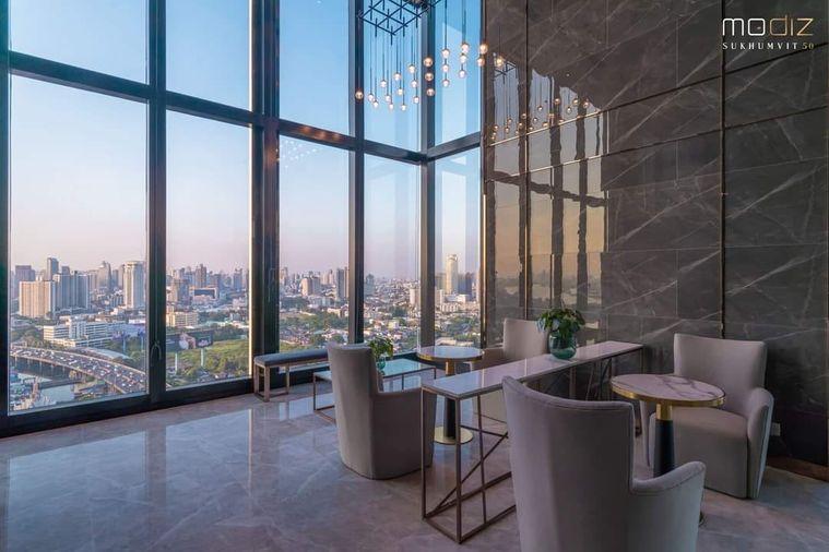 picture 1Bed | 1Bath | BTS On Nut | 42sqm | THB 26,000/mo | Fl.17 — Modiz Sukhumvit 50 Bangkok - 4/10