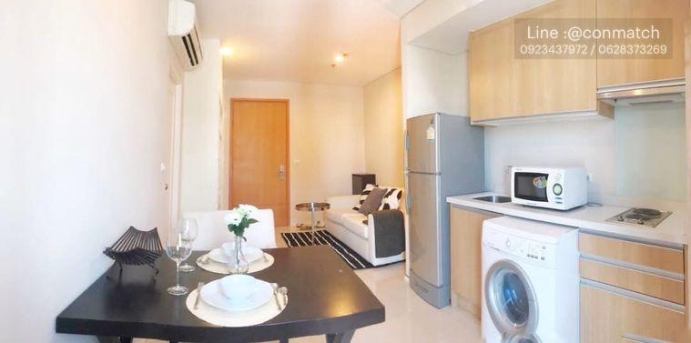 picture 1Bed | 1Bath | MRT Phetchaburi | 42sqm | THB 25,000/mo | Fl.19 — Villa Asoke Bangkok - 8/10