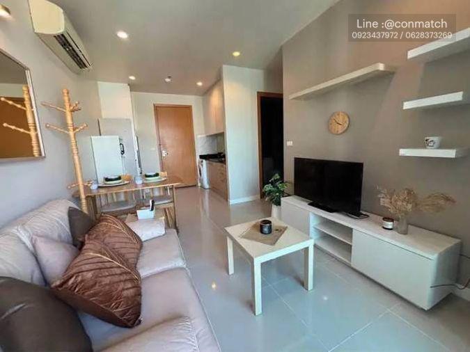 picture 1Bed | 1Bath | MRT Phetchaburi | 40sqm | THB 22,000/mo | Fl.32 — Circle Condominium Bangkok - 9/10