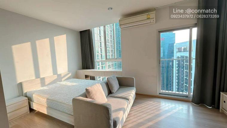 picture 2Bed | 2Bath | MRT Huai Khwang | 51sqm | THB 30,000/mo | Fl.31 — Noble Revolve Ratchada Bangkok - 5/9