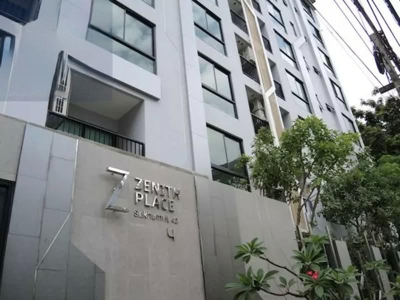 รูป 1 ห้องนอน | 1 ห้องน้ำ | BTS Phra Khanong | 29 ตร.ม. | 14,000 บาท/เดือน | ชั้น 2 — Zenith Place Sukhumvit 42 กรุงเทพฯ - รูปที่ 2/7