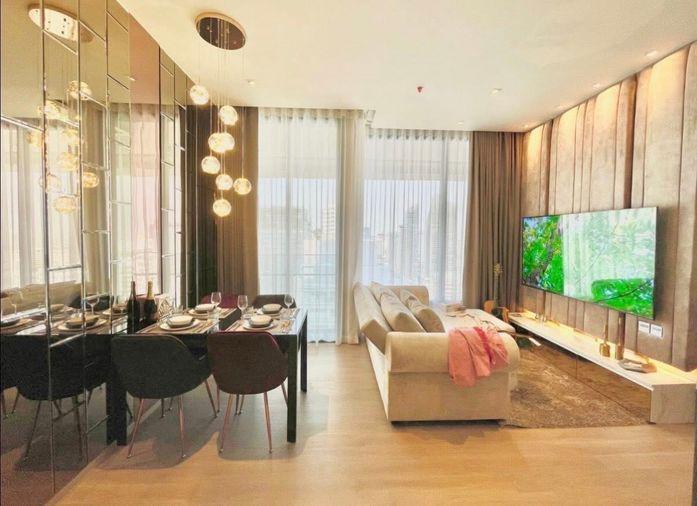 picture 1Bed | 1Bath | MRT Sukhumvit | 53sqm | THB 60,000/mo | Fl.32 — The Esse Asoke Bangkok - 5/10
