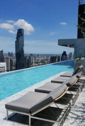 picture 1Bed | 1Bath | MRT Sam Yan | 35sqm | THB 33,000/mo | Fl.11 — Ashton Chula-Silom Bangkok - 6/10