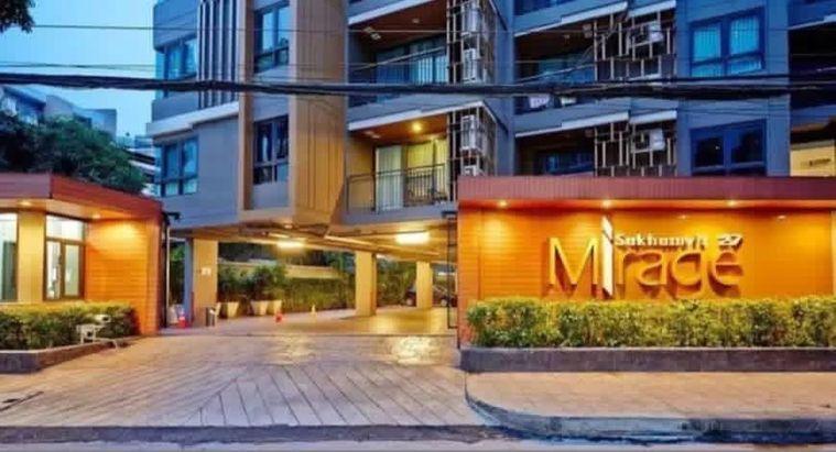 รูป 2 ห้องนอน | 2 ห้องน้ำ | BTS Asok | 66 ตร.ม. | 40,000 บาท/เดือน | ชั้น 3 — Mirage Sukhumvit 27 กรุงเทพฯ - รูปที่ 1/4