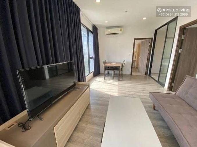 รูป 📣ให้เช่าคอนโด IDEO Mobi Asoke (MRT เพชรบุรี ) 2ห้องนอน เฟอร์ครบ @onestepliving - รูปที่ 3/12