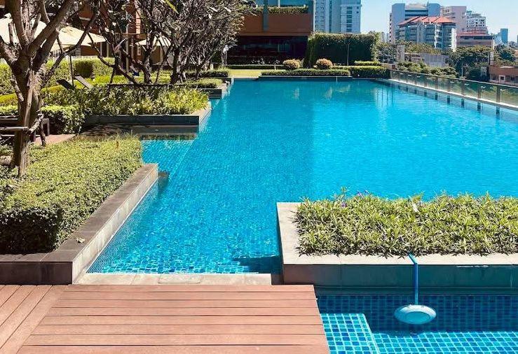รูป 1 ห้องนอน | 1 ห้องน้ำ | MRT Phetchaburi | 51 ตร.ม. | 27,000 บาท/เดือน | ชั้น 16 — Villa Asoke กรุงเทพฯ - รูปที่ 3/5