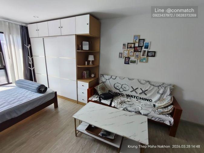รูป 1 ห้องนอน | 1 ห้องน้ำ | MRT Bang O | 30 ตร.ม. | 10,000 บาท/เดือน | ชั้น 7 — Rye Condo กรุงเทพฯ - รูปที่ 4/10