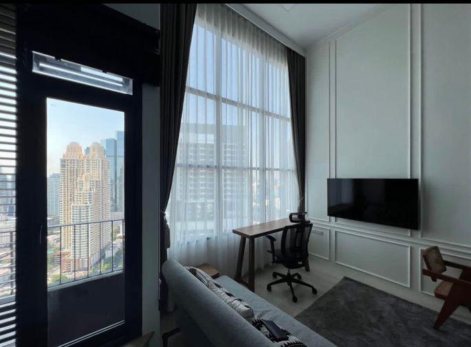 รูป 1 ห้องนอน | 1 ห้องน้ำ | BTS Chong Nonsi | 37 ตร.ม. | 28,000 บาท/เดือน | ชั้น 36 — Knightsbridge Prime Sathorn กรุงเทพฯ - รูปที่ 2/7