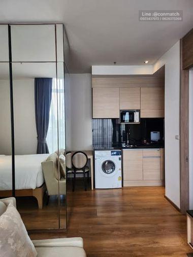 picture Studio | 1Bath | BTS Phrom Phong | 33sqm | THB 30,000/mo | Fl.24 — Park Origin Phrom Phong Bangkok - 4/5
