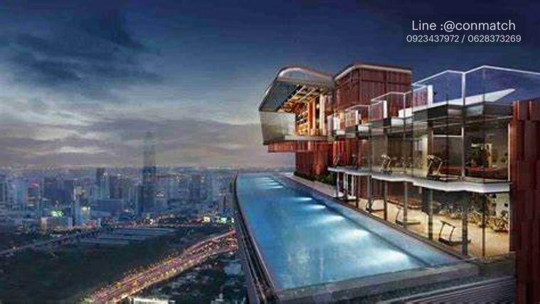 picture 1Bed | 1Bath | MRT Phra Ram 9 | 27sqm | THB 18,000/mo | Fl.23 — Life Asoke Hype Bangkok - 1/1