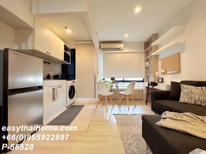 รูป P-56528 ให้เช่า  เดอะ ซี้ด มิงเกิ้ล สาทร-สวนพลู | Studio | วิวเมือง | ชั้น 22 | 28 ตร.ม. | เฟอร์นิเจอร์ครบ | Line ID: @easythaihome | 085-592-2897 - รูปที่ 3/11