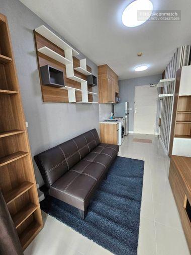 รูป 1 ห้องนอน | 1 ห้องน้ำ | BTS Udom Suk | 34 ตร.ม. | 15,000 บาท/เดือน | ชั้น 20 — Ideo Mix Sukhumvit 103 กรุงเทพฯ - รูปที่ 1/3
