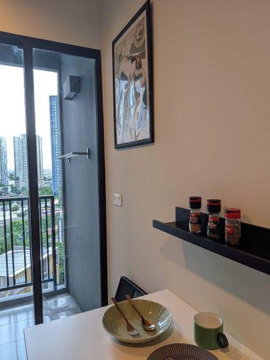 รูป 1 ห้องนอน | 1 ห้องน้ำ | BTS On Nut | 32 ตร.ม. | 17,000 บาท/เดือน | ชั้น 12 — The Base Park East Sukhumvit 77 กรุงเทพฯ - รูปที่ 7/10