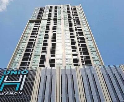 picture 1Bed | 1Bath | MRT Yaek Tiwanon | 29sqm | THB 10,000/mo | Fl.24 — Unio H Tiwanon Bangkok - 1/8