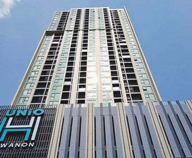 รูป 1 ห้องนอน | 1 ห้องน้ำ | MRT Yaek Tiwanon | 29 ตร.ม. | 10,000 บาท/เดือน | ชั้น 24 — Unio H Tiwanon กรุงเทพฯ - รูปที่ 1/8