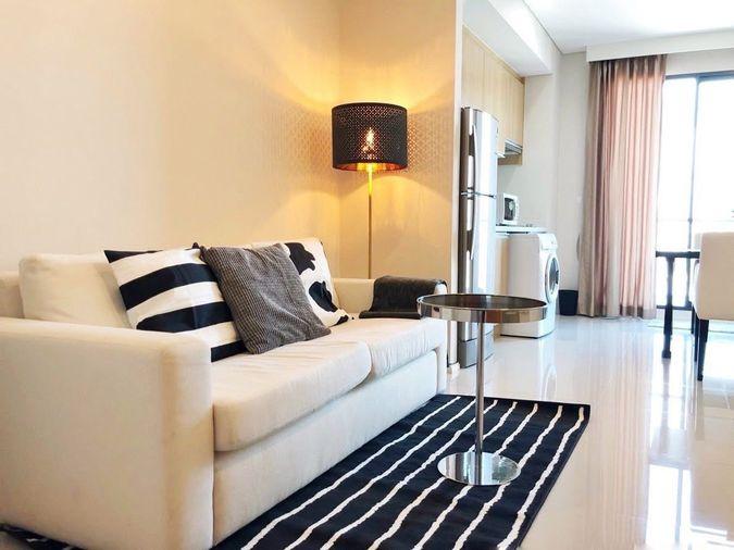 picture 1Bed | 1Bath | MRT Phetchaburi | 42sqm | THB 25,000/mo | Fl.19 — Villa Asoke Bangkok - 5/10