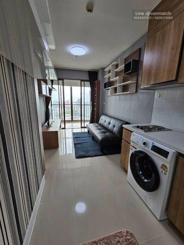 รูป 1 ห้องนอน | 1 ห้องน้ำ | BTS Udom Suk | 34 ตร.ม. | 15,000 บาท/เดือน | ชั้น 20 — Ideo Mix Sukhumvit 103 กรุงเทพฯ - รูปที่ 2/3
