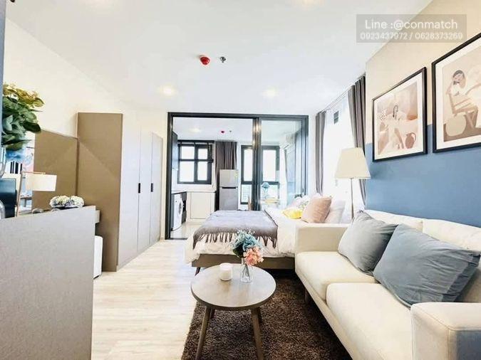 รูป 1 ห้องนอน | 1 ห้องน้ำ | MRT Huai Khwang | 31 ตร.ม. | 17,000 บาท/เดือน | ชั้น 34 — XT Huaikhwang กรุงเทพฯ - รูปที่ 1/9