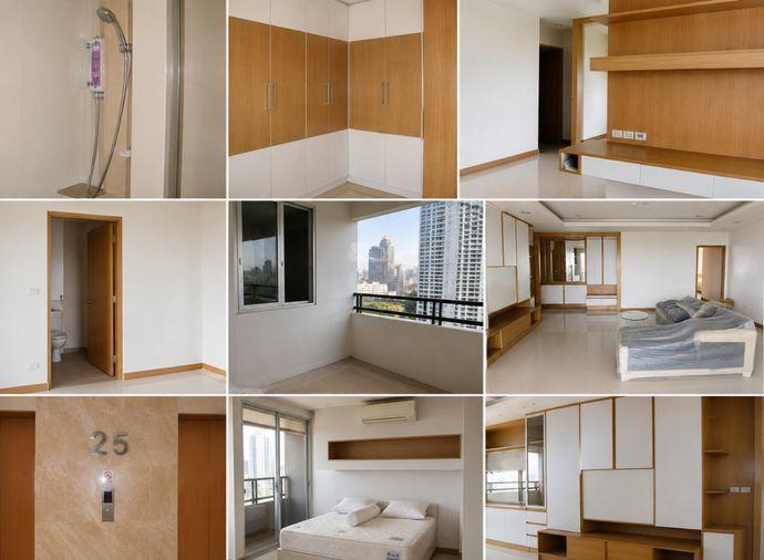 รูป 3 ห้องนอน | 3 ห้องน้ำ | BTS Krung Thon Buri | 184 ตร.ม. | 35,000 บาท/เดือน | ชั้น 25 — Sathorn Bridge Tower กรุงเทพฯ - รูปที่ 1/1