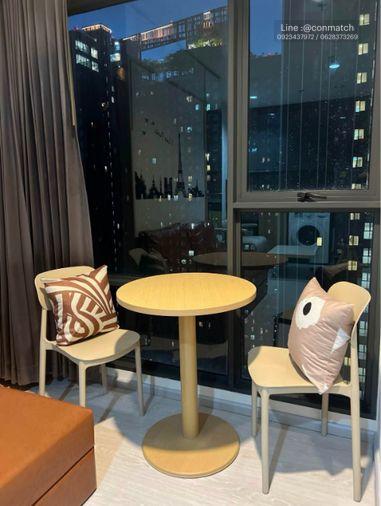 picture Studio | 1Bath | MRT Phra Ram 9 | 22sqm | THB 15,000/mo | Fl.29 — Rhythm Asoke Bangkok - 8/9
