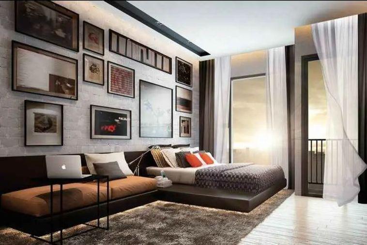picture Studio | 1Bath | MRT Phra Ram 9 | 22sqm | THB 14,000/mo | Fl.29 — Rhythm Asoke Bangkok - 2/4